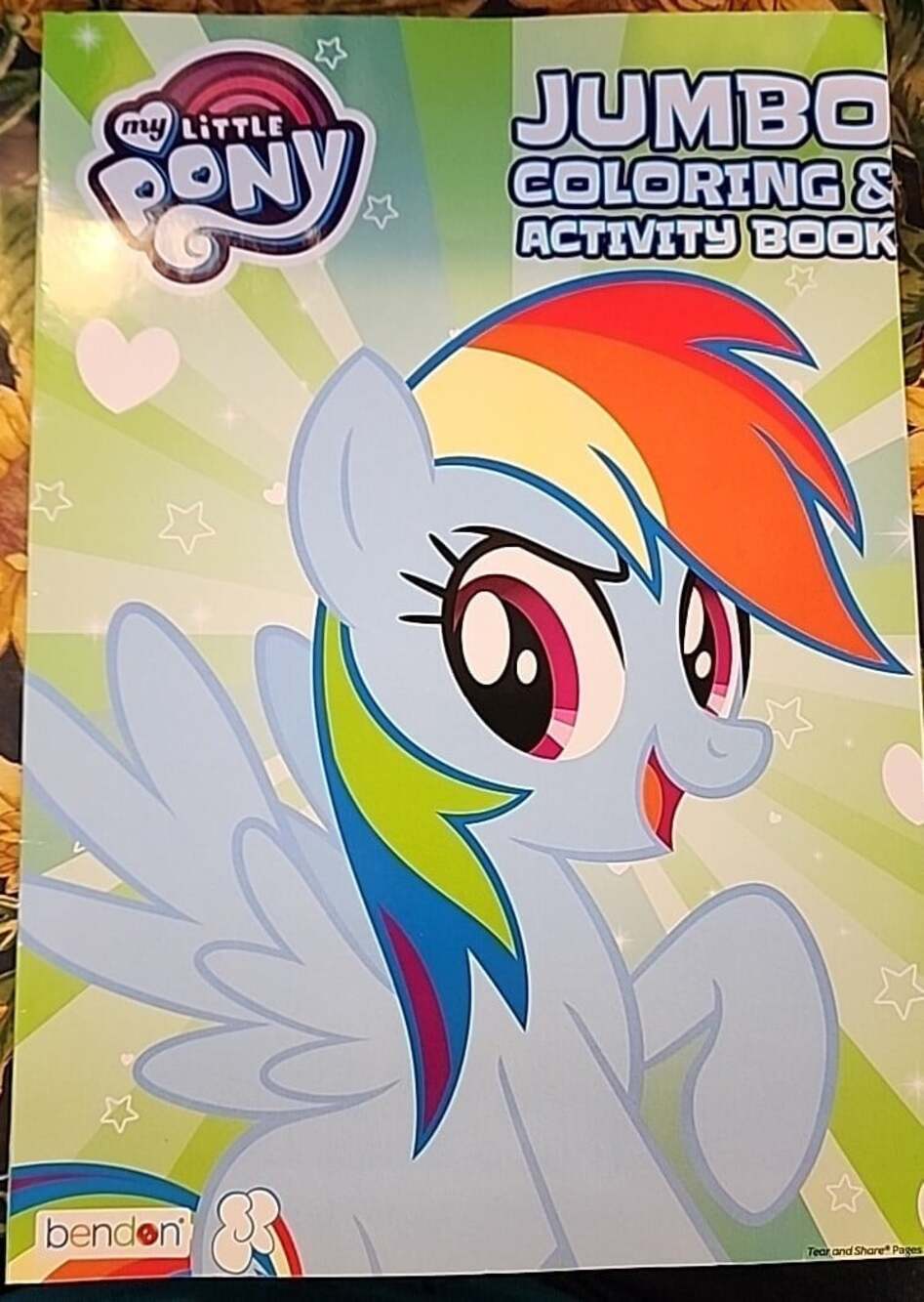 My Little Pony Jumbo Coloring & Activity Book Color 96 Pages Green dw